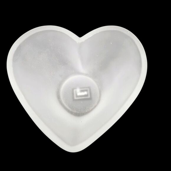 Patchi Trinket Candy Dish Heart Shaped Intricate Filigree Red White Jewels - Picture 5 of 9